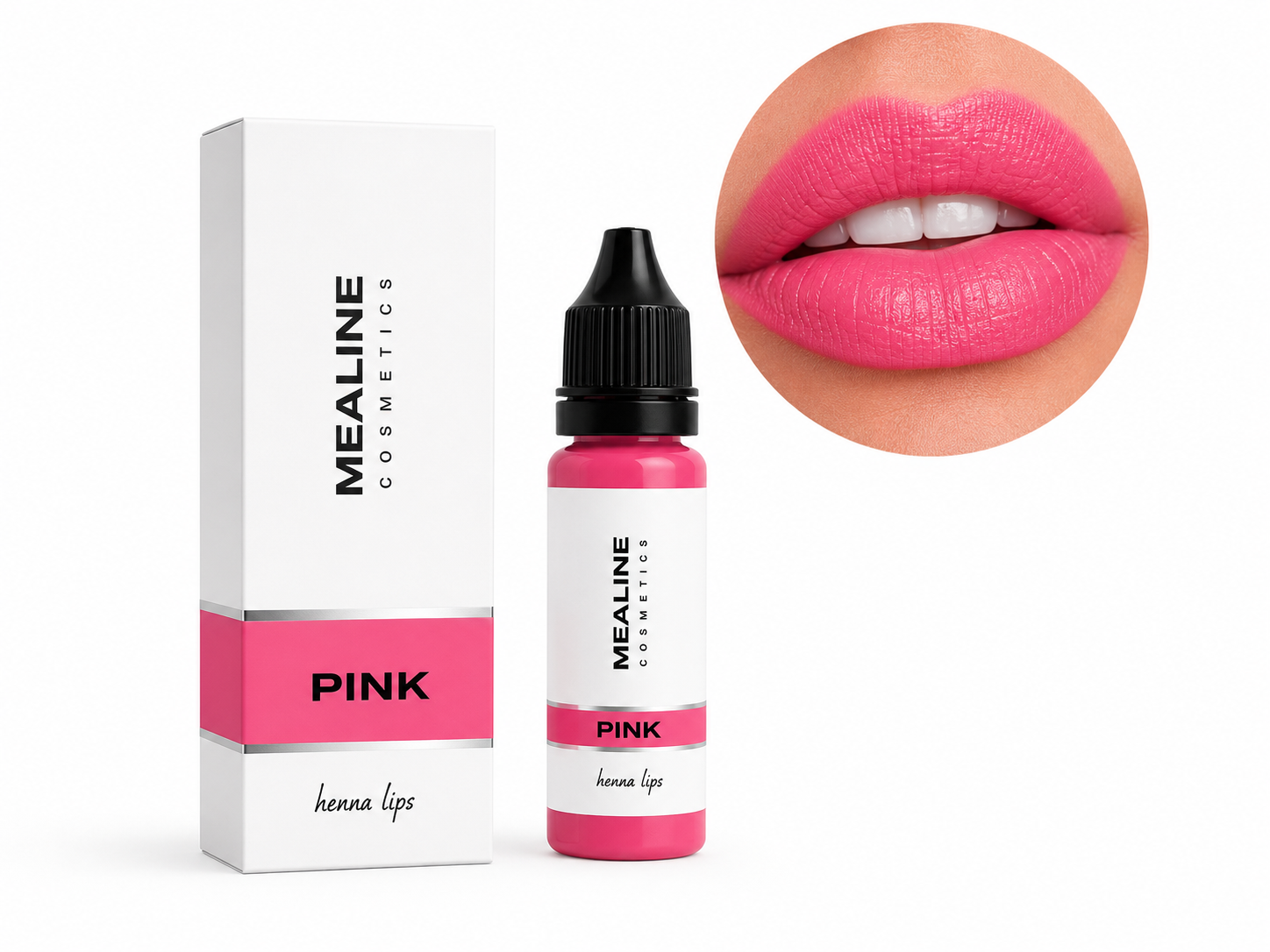 HENNA LIPS - PINK 80 aplikacji 10 ml